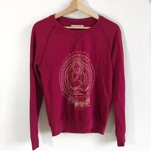 red pullover | medium | spiritual gangster